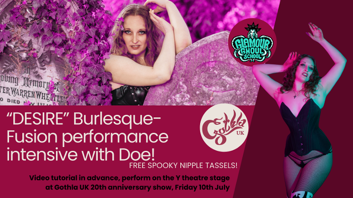 Burlesque and fusion belly dance performance intensive- Gothla UK 2026