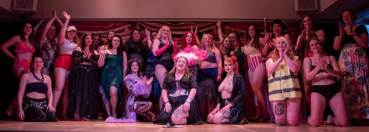 Butterfly Boudoir burlesque and belly dance show Leicester